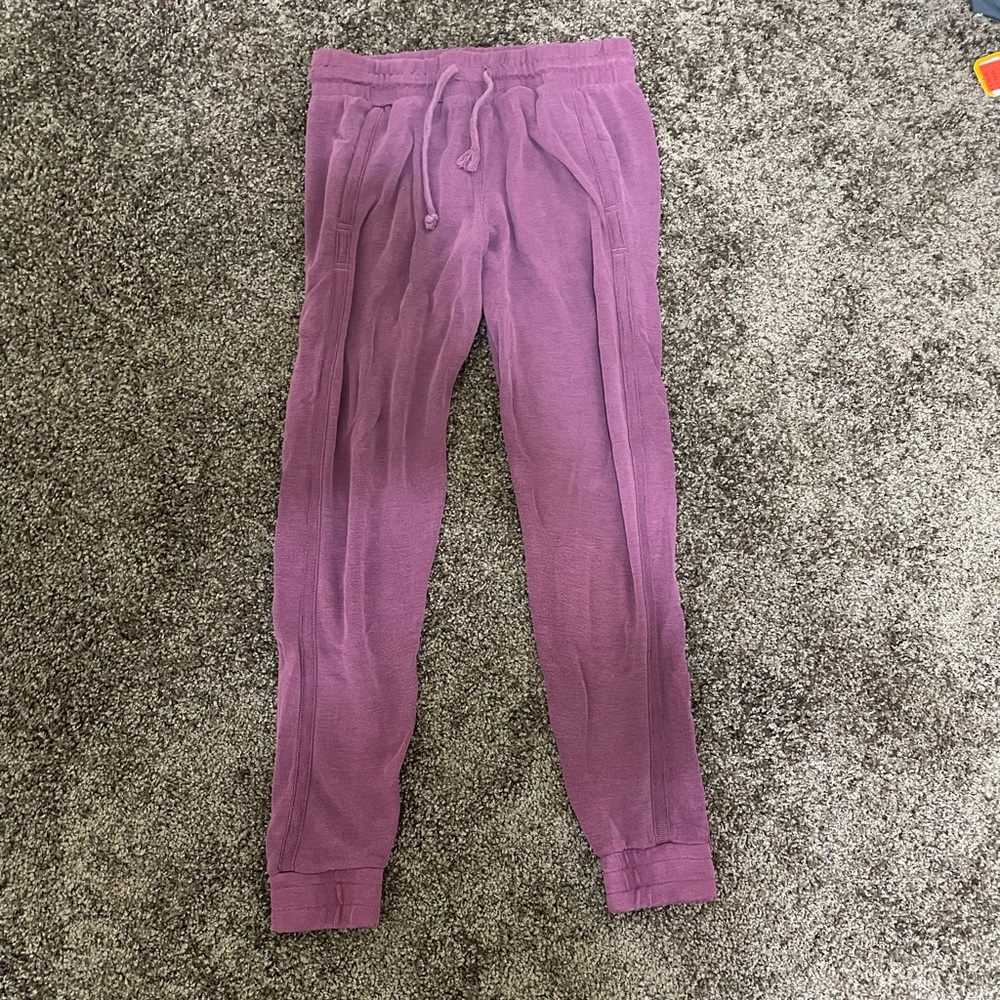 Free People Purple Track Pants